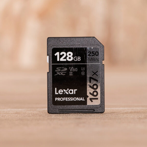Carte Mémoire Lexar 128Go SDXC 1667x Pro UHS-2