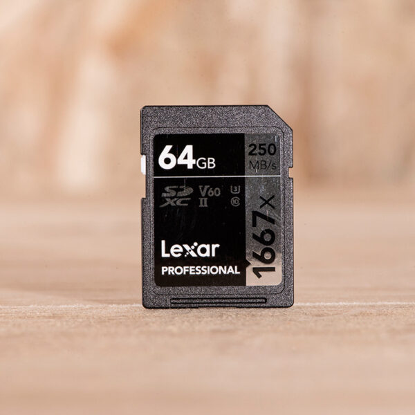 Carte Mémoire Lexar 64Go SDXC 1667x UHS-2